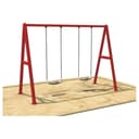 مرجيحة أطفال مقعدين أحمر ميتس Myts Kids Swing Red