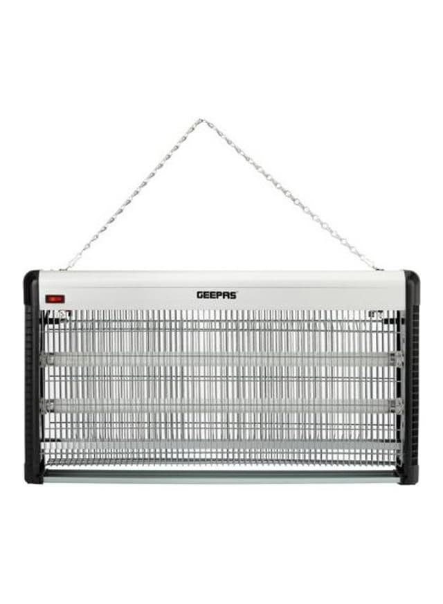Geepas Electric Automatic Pest Bug Killer With 2x20 W Ultra Violet Tubes No Poisonous Vapor No Smell And No Pollution Advanced Technology Low Power Consumption Suitable For Home 40.0 W White