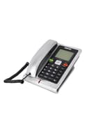 Geepas Executive Telephone With Caller Id Gtp2801, With 16-Digit Lcd Display And White Backlight, Solid Built Quality And Classic Design, Hands Free Function And Auto Redial, Ideal For Home And Office