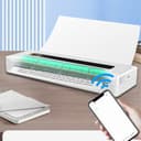 طابعة حرارية A4 محمولة بلوتوث 200 دي بي اي 1000 مللي أمبير Wireless A4 Thermal Inkless Printer Bluetooth