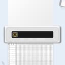 طابعة حرارية A4 محمولة بلوتوث 200 دي بي اي 1000 مللي أمبير Wireless A4 Thermal Inkless Printer Bluetooth