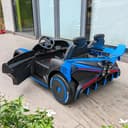 سيارة اطفال كبيرة درفت كهربائية بوجاتي بوليد 12 فولت مع ريموت Kids Ride On Bugatti Bolide Electric Car