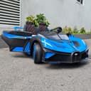 سيارة اطفال كبيرة درفت كهربائية بوجاتي بوليد 12 فولت مع ريموت Kids Ride On Bugatti Bolide Electric Car