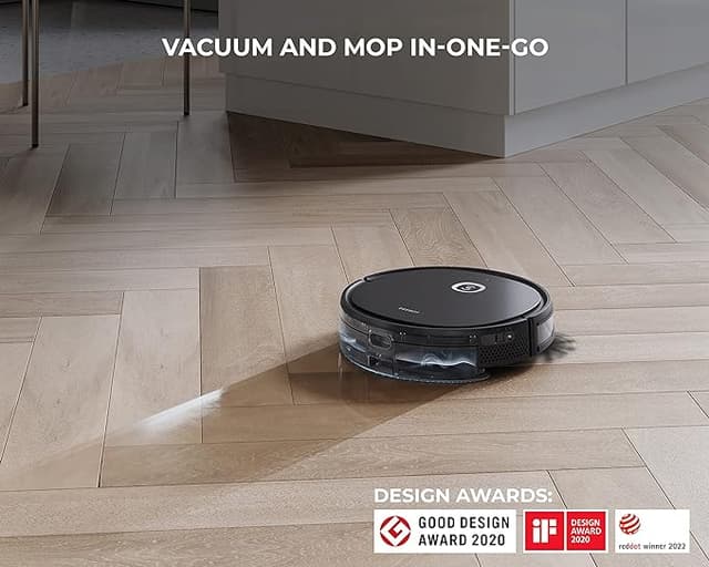 مكنسة روبوت التنظيف ايكوفاكس 3200 مللي أمبير Ecovacs Deebot U2 Pro Robotic Vacuum Cleaner