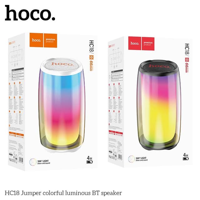 Hoco HC18 Jumper Colorful Luminous Bluetooth Speaker