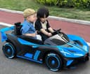 سيارة اطفال كبيرة درفت كهربائية بوجاتي بوليد 12 فولت مع ريموت Kids Ride On Bugatti Bolide Electric Car