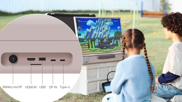 شاشة متنقلة بتصميم حقيبة محمولة ببطارية تكتك 27 بوصة 6800 مللي أمبير Taktik Briefcase Smart Screen - 182554