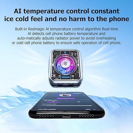 مروحة تبريد مغناطيسية لجوال ريد ماجيك Nubia RedMagic Magnetic Phone Cooler 5 Pro