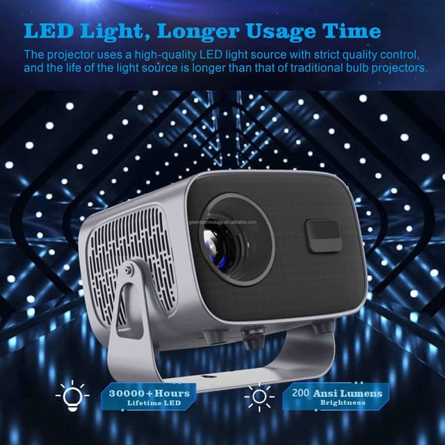 Mini Smart Portable Projector A10 Android 11.0 