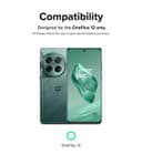 Ringke Dual Easy Film [2 Pack] Compatible with OnePlus 12 Screen Protector, Anti-Fingerprint 4-Layer HD Quality Full Cover Protection Film with Easy Installation Tool