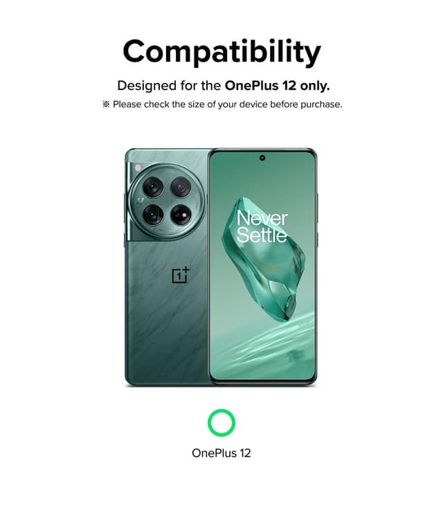 Ringke Dual Easy Film [2 Pack] Compatible with OnePlus 12 Screen Protector, Anti-Fingerprint 4-Layer HD Quality Full Cover Protection Film with Easy Installation Tool