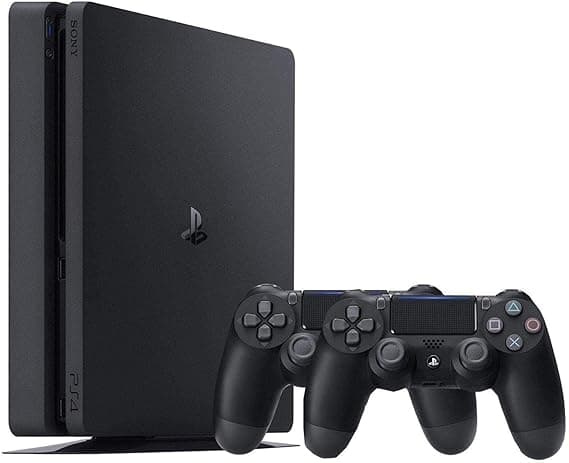 سوني 4 مستعملة مع وحدتي تحكم 1 تيرابايت أسود سوني Pre-owned Sony PlayStation 4 Console with Extra Controller