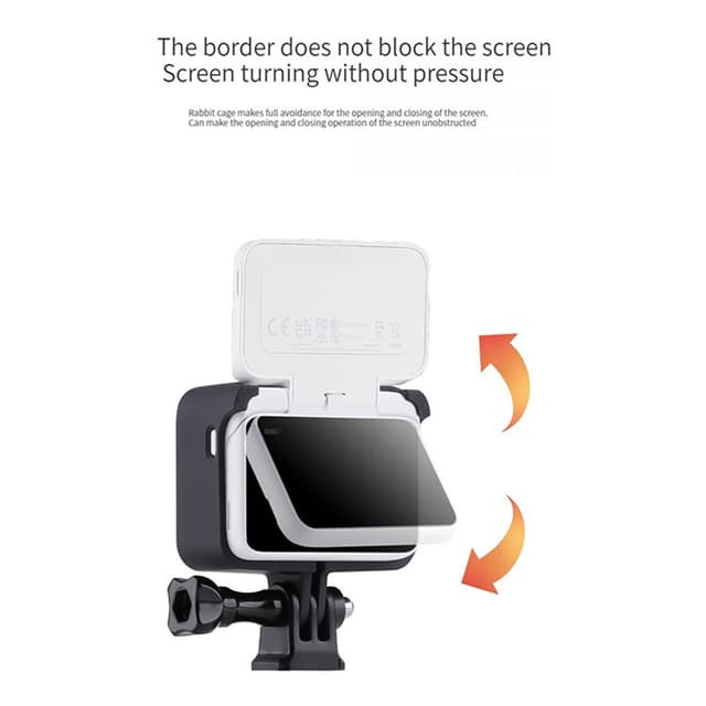 O Ozone Protective Housing Case Compatible for Insta360 Go3 Accessories, Charging Compartment Body Housing Frame Anti-Drop Holder Camera Frame Mount  for Go3 Camera -Black