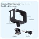 O Ozone Protective Housing Case Compatible for Insta360 Go3 Accessories, Charging Compartment Body Housing Frame Anti-Drop Holder Camera Frame Mount  for Go3 Camera -Black