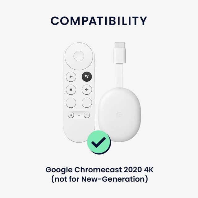 كفر حماية ريموت كروم كاست 2020 4K اوزون أزرق O Ozone Silicone Remote Cover Set Compatible with Google Chromecast