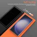 O Ozone [2 Pack] Screen Protector for Samsung Galaxy S23 Ultra 5G Flexible TPU Film, Fingerprint ID Compatible, Easy Installation, HD Clear (Front & Back)