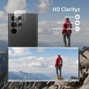 O Ozone [2 Pack] Screen Protector for Samsung Galaxy S23 Ultra 5G Flexible TPU Film, Fingerprint ID Compatible, Easy Installation, HD Clear (Front & Back)