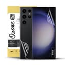 O Ozone [2 Pack] Screen Protector for Samsung Galaxy S23 Ultra 5G Flexible TPU Film, Fingerprint ID Compatible, Easy Installation, HD Clear (Front & Back)