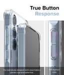 Ringke Fusion Case Compatible with Samsung Galaxy A55 5G (2024), Anti-Fingerprint Frost Clear Phone Case, Shockproof Protective Bumper Cover for Galaxy A55- Clear