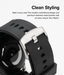 سوار ساعة سامسونج مطاط متوافق مع سامسونج غالاكسي أسود  رينجكي Ringke Rubber One Bold Watch Band for Samsung Galaxy Watch