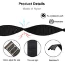 سوار ساعة شاومي باند 8 حزمة 3 في 1 قماش اوزون O Ozone Nylon Loop Straps Compatible with Xiaomi Mi Band 8