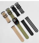 O Ozone Woven Nylon Strap Compatible With Xiaomi Smart Band 8 Pro , Soft Strap Wristband Accessory Sport Watch Band Quick Release Replacement Watch Bands for Men and Women- Beige