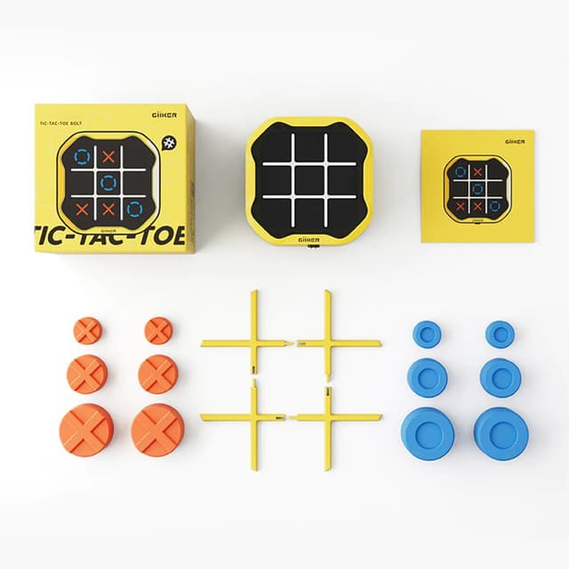 لعبة اكس او الكترونية 3 في 1 جيكر GiiKER Tic Tac Toe Bolt Game