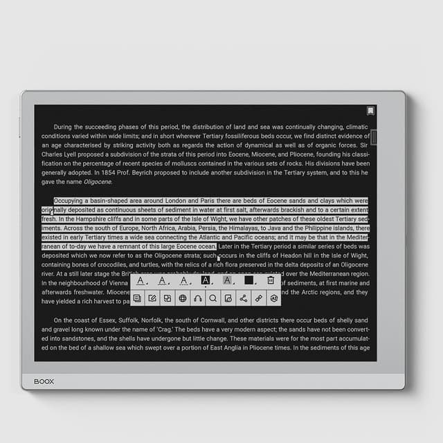 جهاز تابلت بوكس جو الذكي 10.3 بوصة رامات 4 جيجا - تخزين 64 جيجا Onyx Boox Go E-Paper E-Ink Tablet