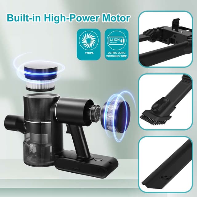 Winning Star 27KPA Household Portable Handheld Wireless Vacuum Cleaner