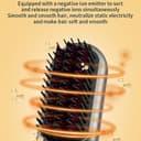 مشط حراري للشعر قابل للشحن 9600 مللي أمبير 230 درجة مئوية Cordless Hair Straightener Brush