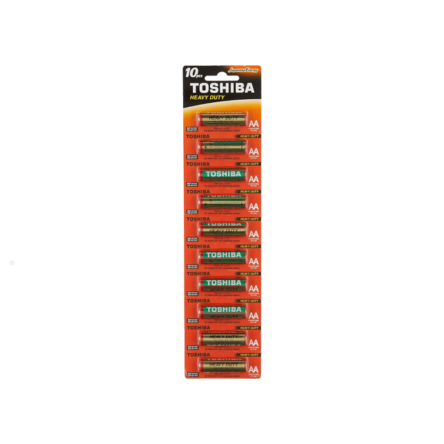 Toshiba Heavy  Duty Aa 10 Pcs Battery Pack