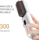مشط حراري للشعر قابل للشحن 9600 مللي أمبير 230 درجة مئوية Cordless Hair Straightener Brush