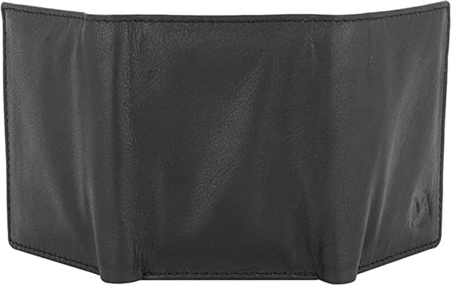 محفظة رجالية ثلاث طبقات جلد طبيعي فلاينغ فوسيل Flying Fossil Genuine Leather Hand-Crafted Trifold Minimalist Leather Wallet