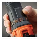 دريل كهربائي صغير لا سلكي بمحركين مع صندوق معدات بلاك اند ديكر Black+Decker Cordless 2 Gear Combi Hammer Drill With Kitbox