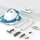 Black+Decker Pressurized Steam Cleaner With 8 Accessories, 2000w, 4 Bar, White/Blue - Bhsmp2008-Gb