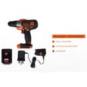 دريل بطارية 18 فولت 1.5 أمبير 10 مم بلاك اند ديكر Black+Decker 18v 1.5ah 10mm Li-Ion Cordless Multi-Evo Multitool Starter Kit With Drill