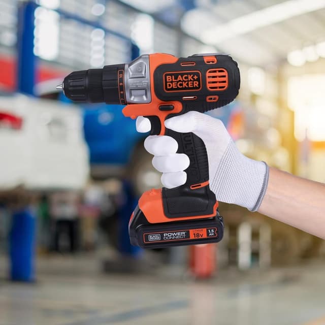 دريل بطارية 18 فولت 1.5 أمبير 10 مم بلاك اند ديكر Black+Decker 18v 1.5ah 10mm Li-Ion Cordless Multi-Evo Multitool Starter Kit With Drill