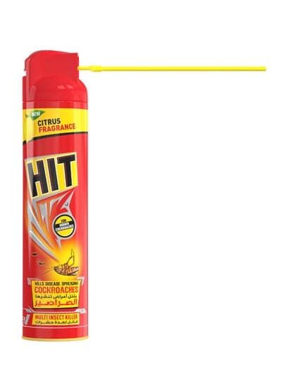 Godrej Hit Cockroach & Crawling Insect Killer Spray For Home & Office Red 600 Ml