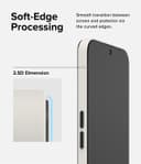 لاصقة حماية شاشة لهاتف ناثينج فون 2a زجاج 2 قطعة رينجكي Ringke Full Cover Tempered Glass Screen Protector Compatible with Nothing Phone (2a)