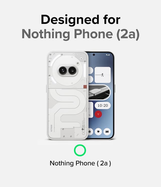 كفر ناثينج فون 2 شفاف بولي كربونات رينجكي Ringke Fusion-X Compatible with Nothing Phone (2a) Case