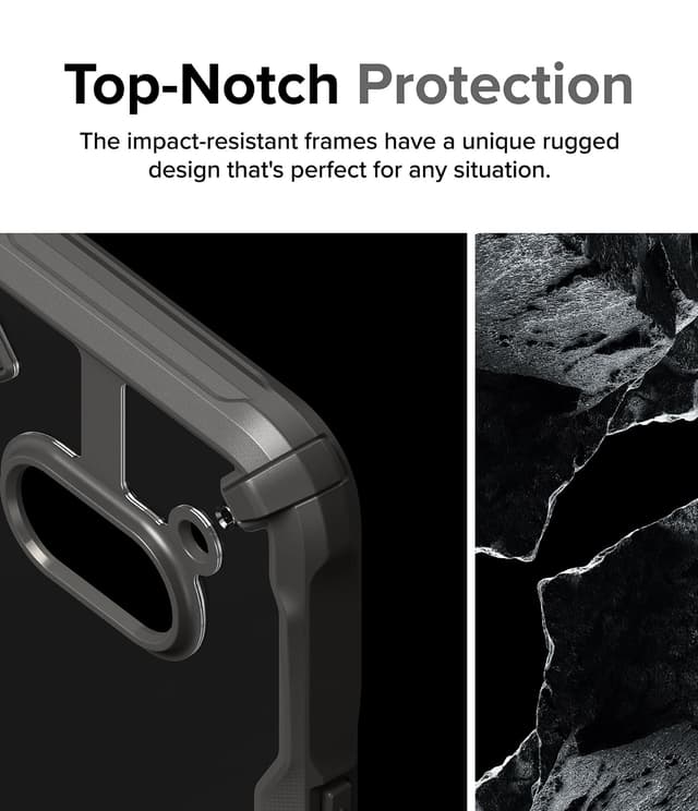 كفر ناثينج فون 2 شفاف بولي كربونات رينجكي Ringke Fusion-X Compatible with Nothing Phone (2a) Case