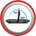 Black+Decker 1400w 2-In-1 4 Slice Sandwich Maker & Grill With Interchangeable Plate