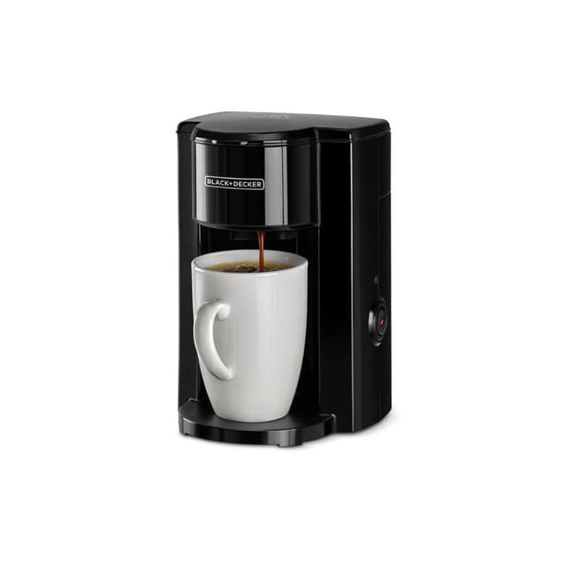 ماكينة اسبريسو صغيرة لفنجان واحد بلاك آند ديكر Black+Decker Coffee Machine For Drip Coffee & Espresso - 147177