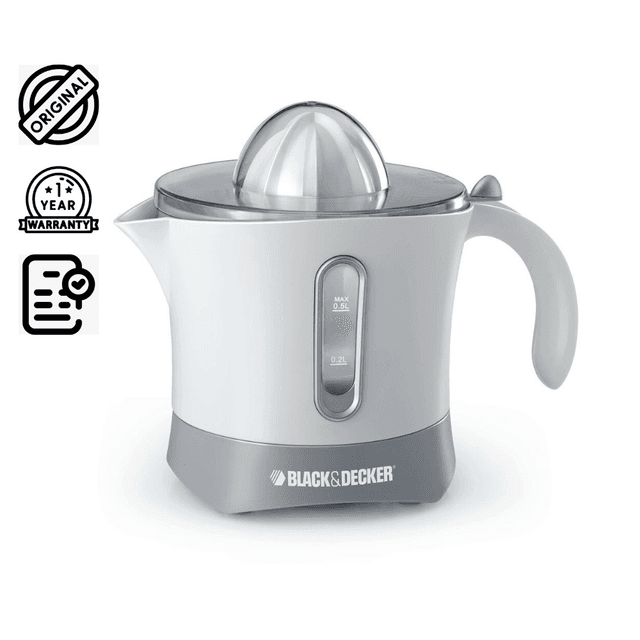 عصارة برتقال كهربائية 0.5 لتر بلاك اند ديكر أوبن بوكس Open Box Black+Decker Juice Extractor