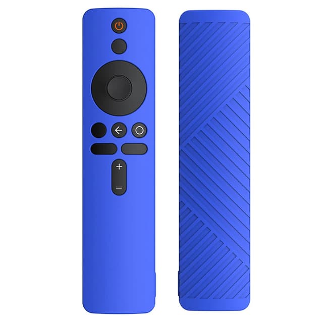 O Ozone Silicone Remote Control Protective Case Cover for Xiaomi Mi Box S/4X Mi TV Stick Smart Tv Box Controller Remote Skin Sleeve Shockproof Protector for Mi TV- Dark Blue