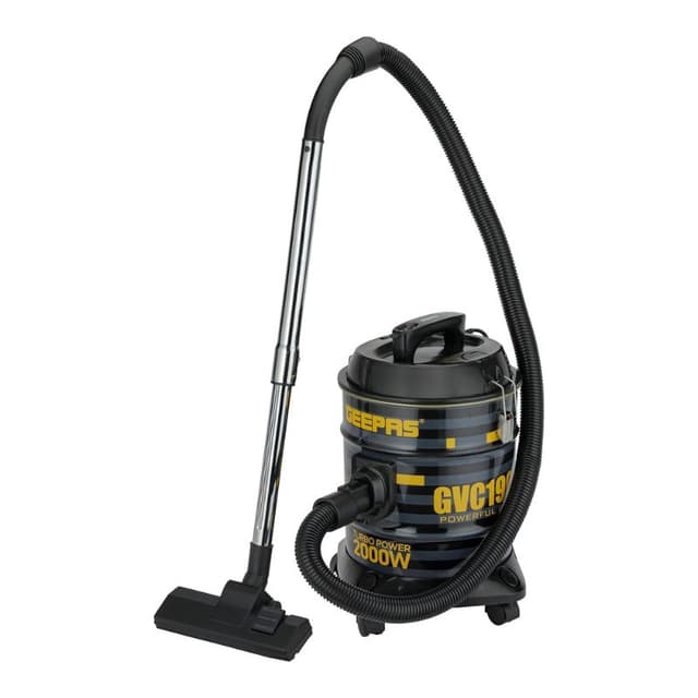 مكنسة كهربائية برميل جيباس 2000 واط 18 لتر Geepas Drum Vacuum Cleaner GVC19045