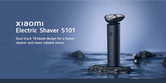 Xiaomi Mi Electric Shaver S101: A Stylish and Efficient Electric Shaver with 360° Floating Heads, LED Display, and IPX7 Waterproof Rating