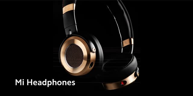 Xiaomi Mi Headphone (Gold, Black)