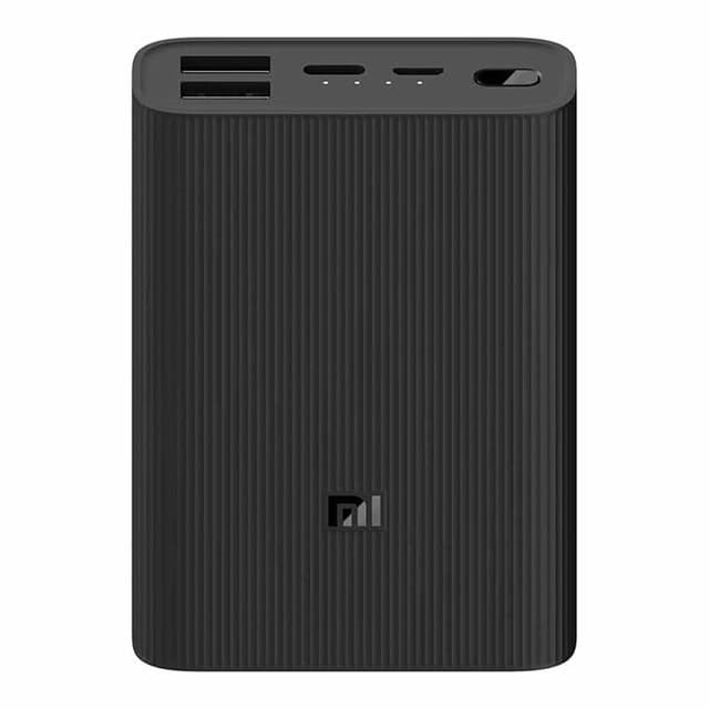 باور بانك 22.5 واط 10000 مللي امبير أسود شاومي Mi Power Bank 3 Ultra Compact - 35078
