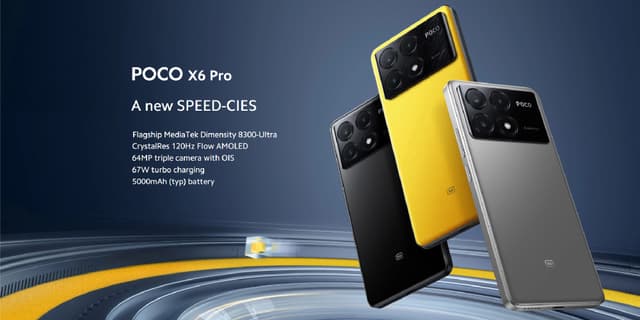 موبايل جوال بوكو X6 برو رام 12 جيجا 512 جيجا تخزين 5G رمادي شاومي POCO X6 Pro 5G - Smartphone